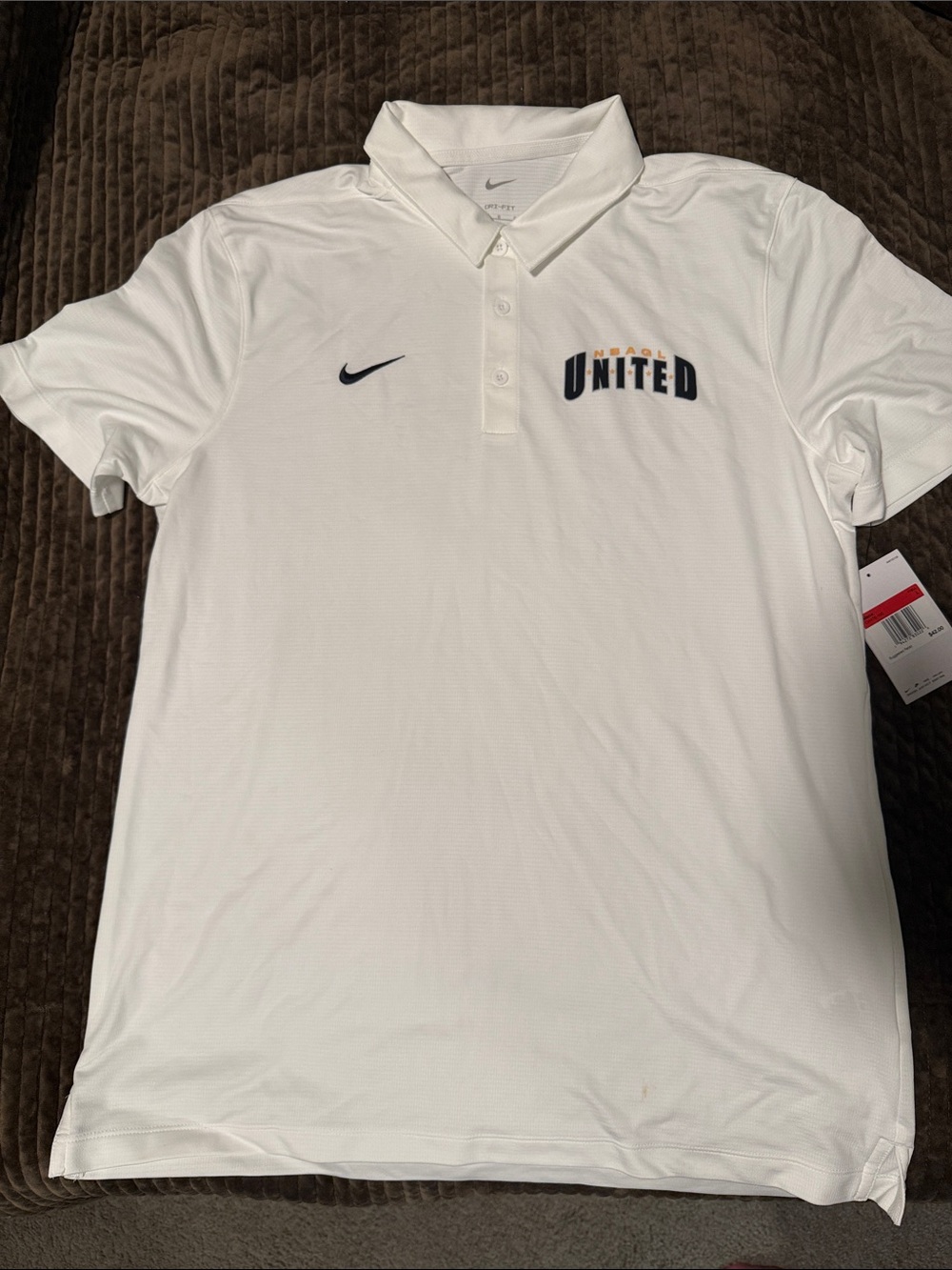 Nike NBA G League United Polo “White” NWT